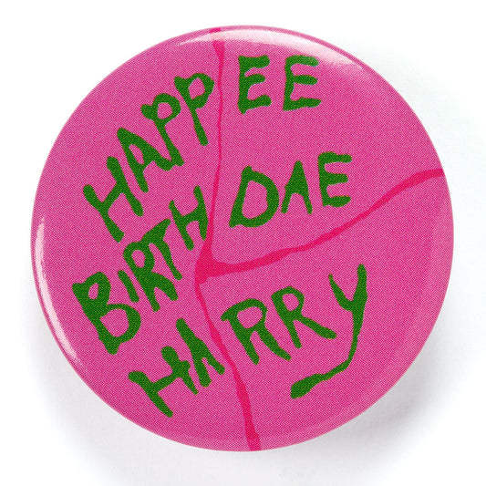 Harry Potter Dobby Happy Birthday Cake Greetings Card With Button Badge