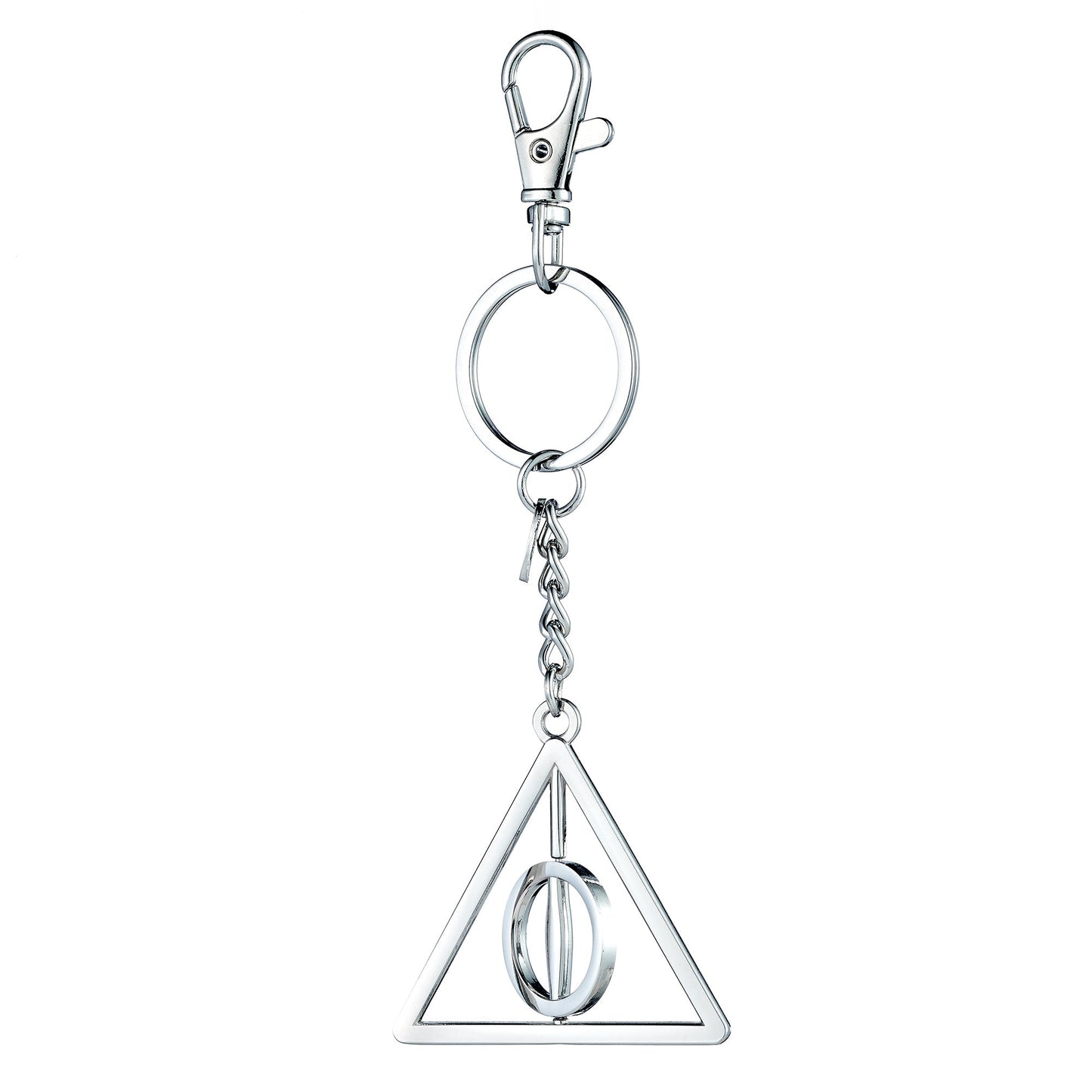 Harry Potter Spinning Deathly Hallows Keyring