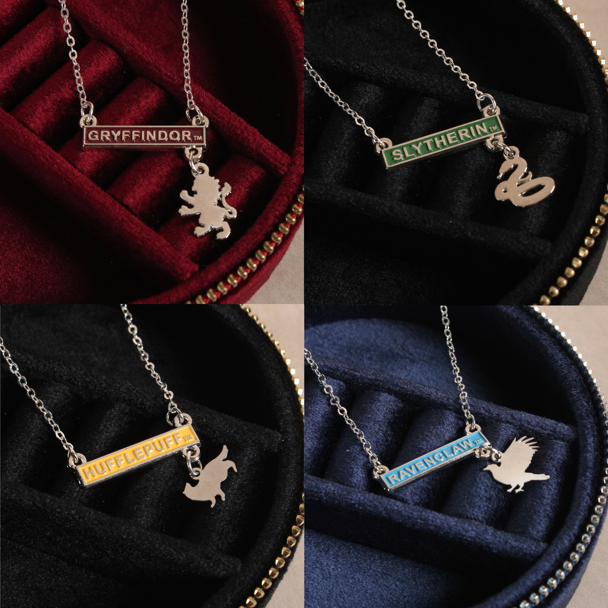Harry Potter Hogwarts House Bar Necklace