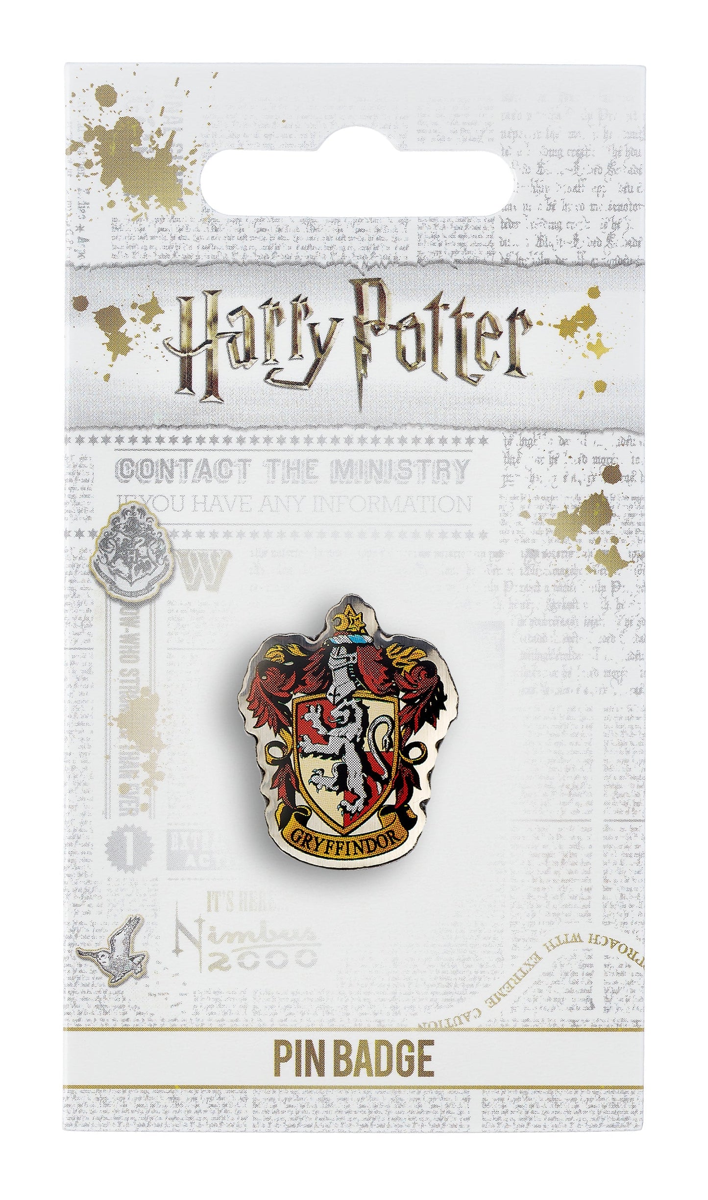 Harry Potter House Crest Pin Badge