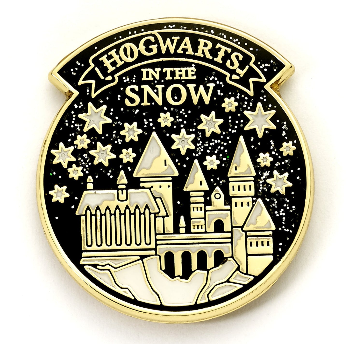 Harry Potter Hogwarts In The Snow Pin Badge