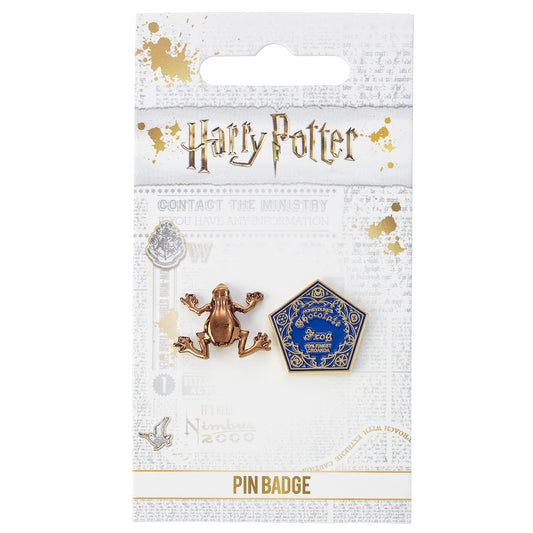 Harry Potter Chocolate Frog Pin Badge Set