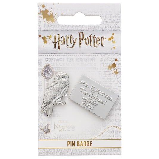 Harry Potter Hedwig The Owl And Acceptance Letter Pin Badge