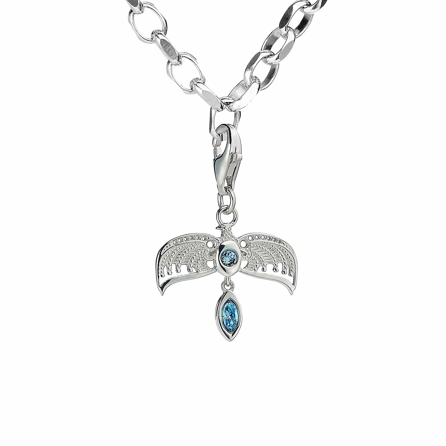Harry Potter Diadem Charm - Sterling Silver With Crystals