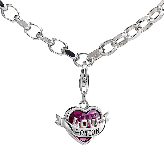 Harry Potter Love Potion Charm - Sterling Silver With Crystals
