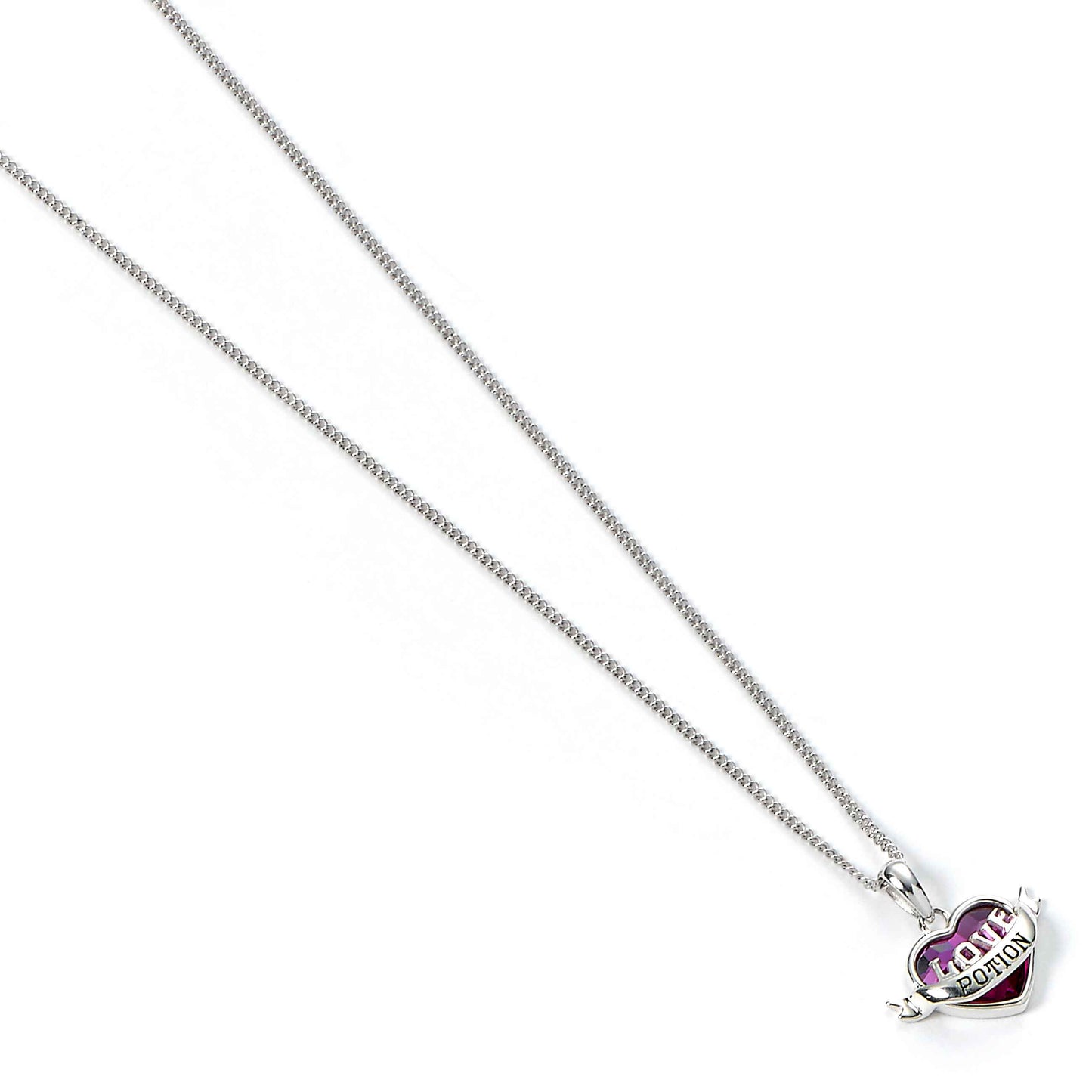 Harry Potter Love Potion Necklace - Sterling Silver With Crystals