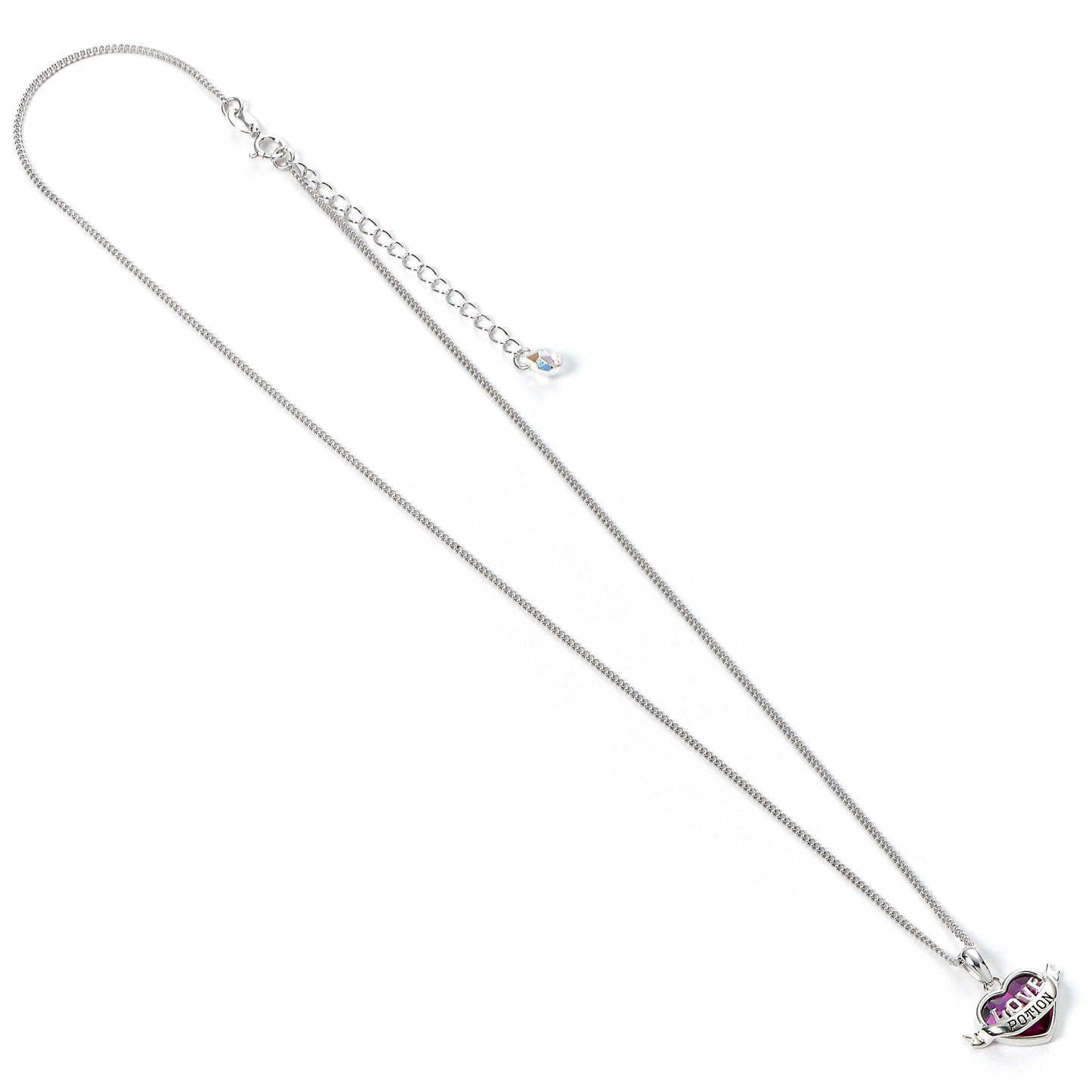 Harry Potter Love Potion Necklace - Sterling Silver With Crystals