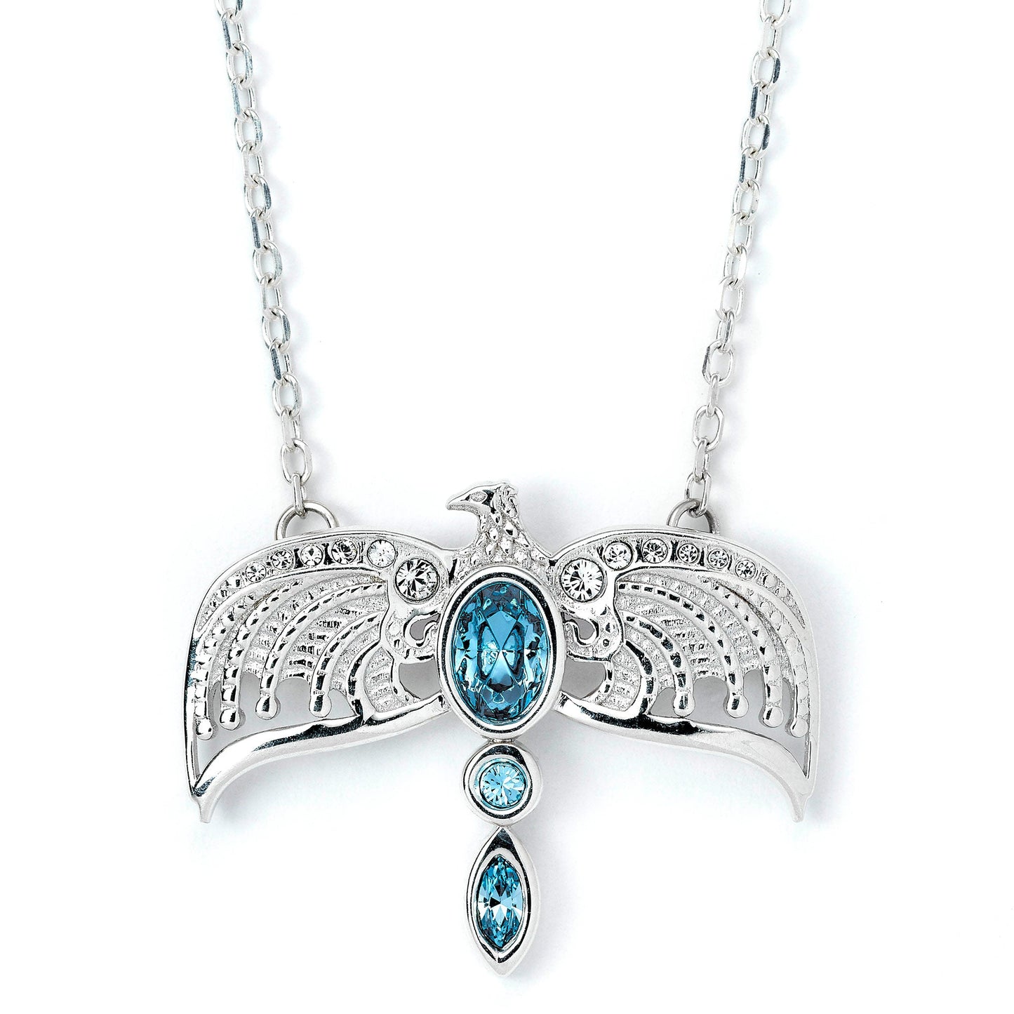 Harry Potter Diadem Necklace - Sterling Silver With Crystals