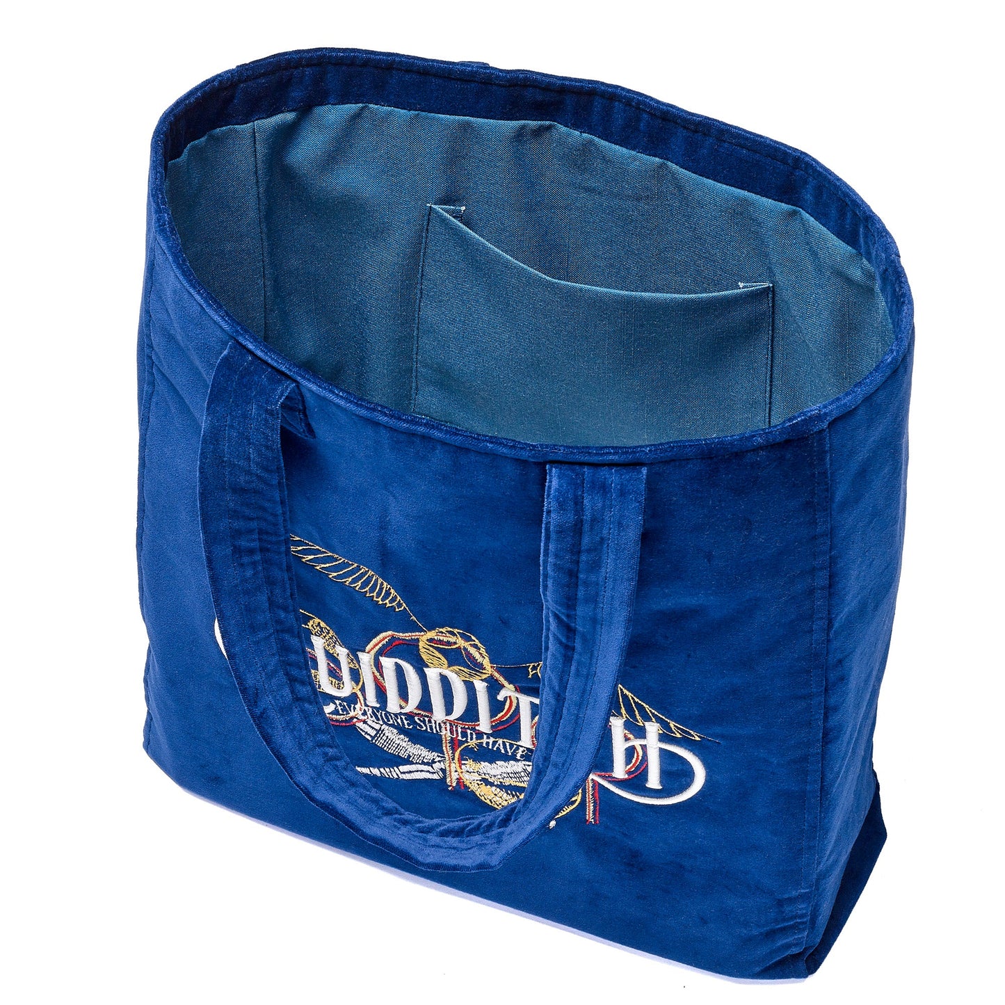 Harry Potter Quidditch Embroidered Velvet Tote Bag