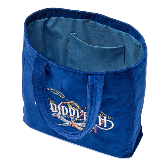 Harry Potter Quidditch Embroidered Velvet Tote Bag