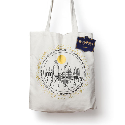 Harry Potter Hogwarts Castle Cotton Tote Bag
