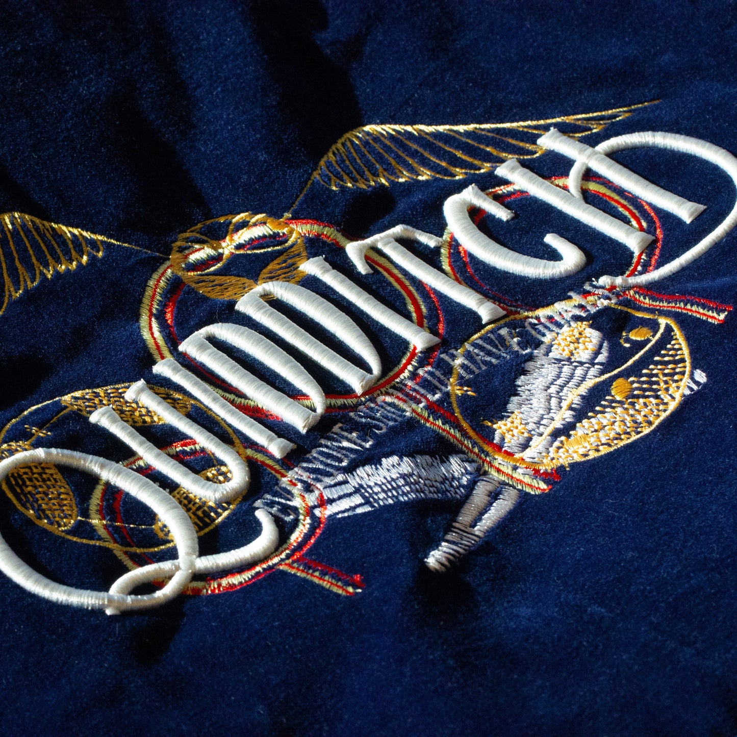 Harry Potter Quidditch Embroidered Velvet Tote Bag