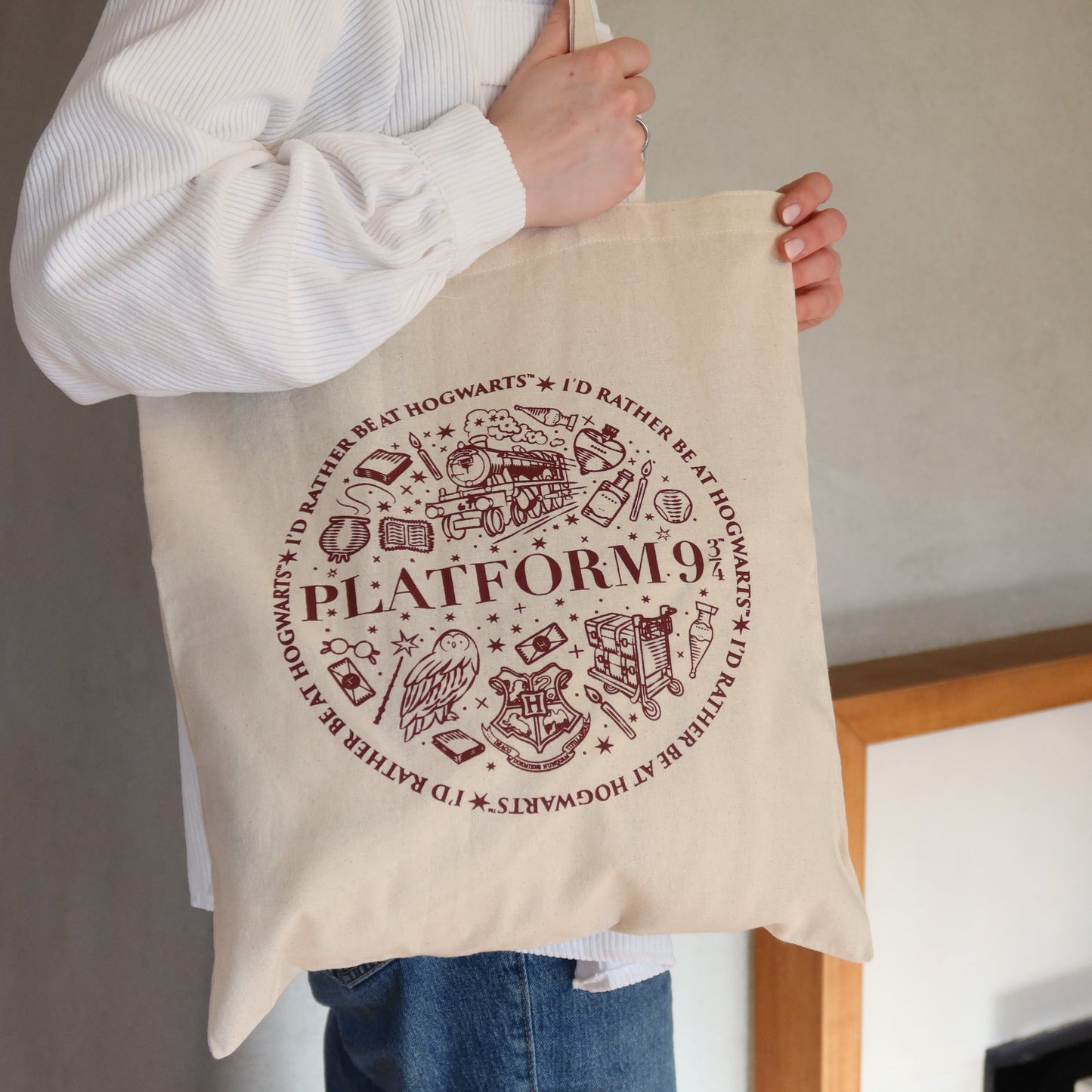 Harry Potter Platform 9 ¾ Cotton Tote Bag