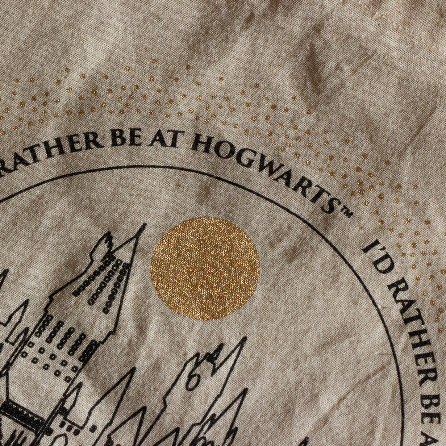 Harry Potter Hogwarts Castle Cotton Tote Bag
