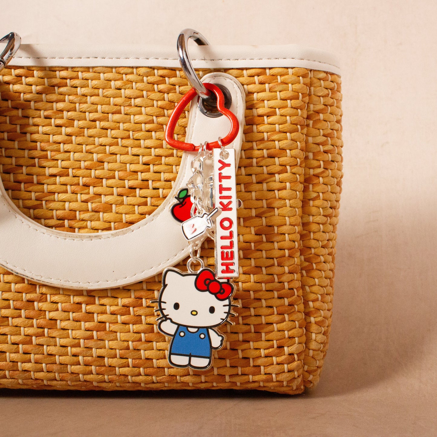 Hello Kitty Keyring with Charms