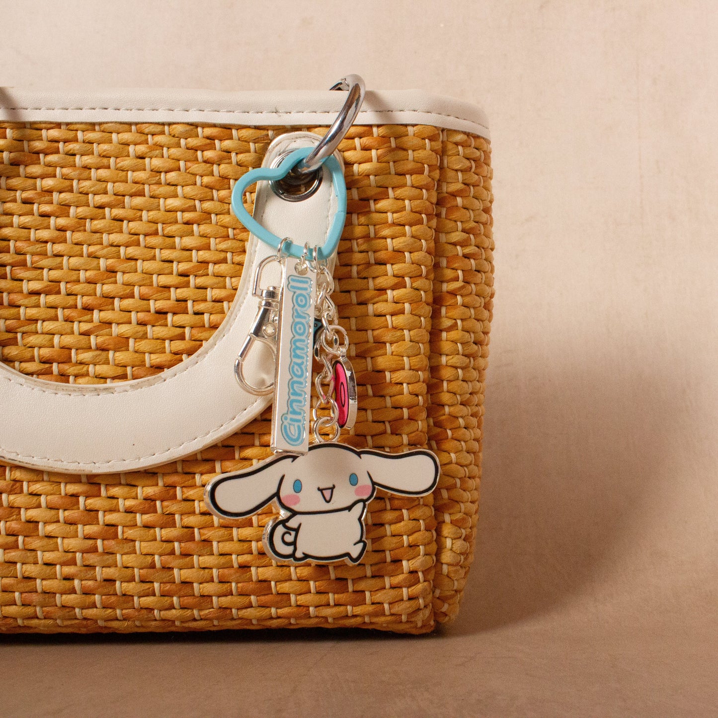 Hello Kitty Cinnamoroll Keyring with Charms