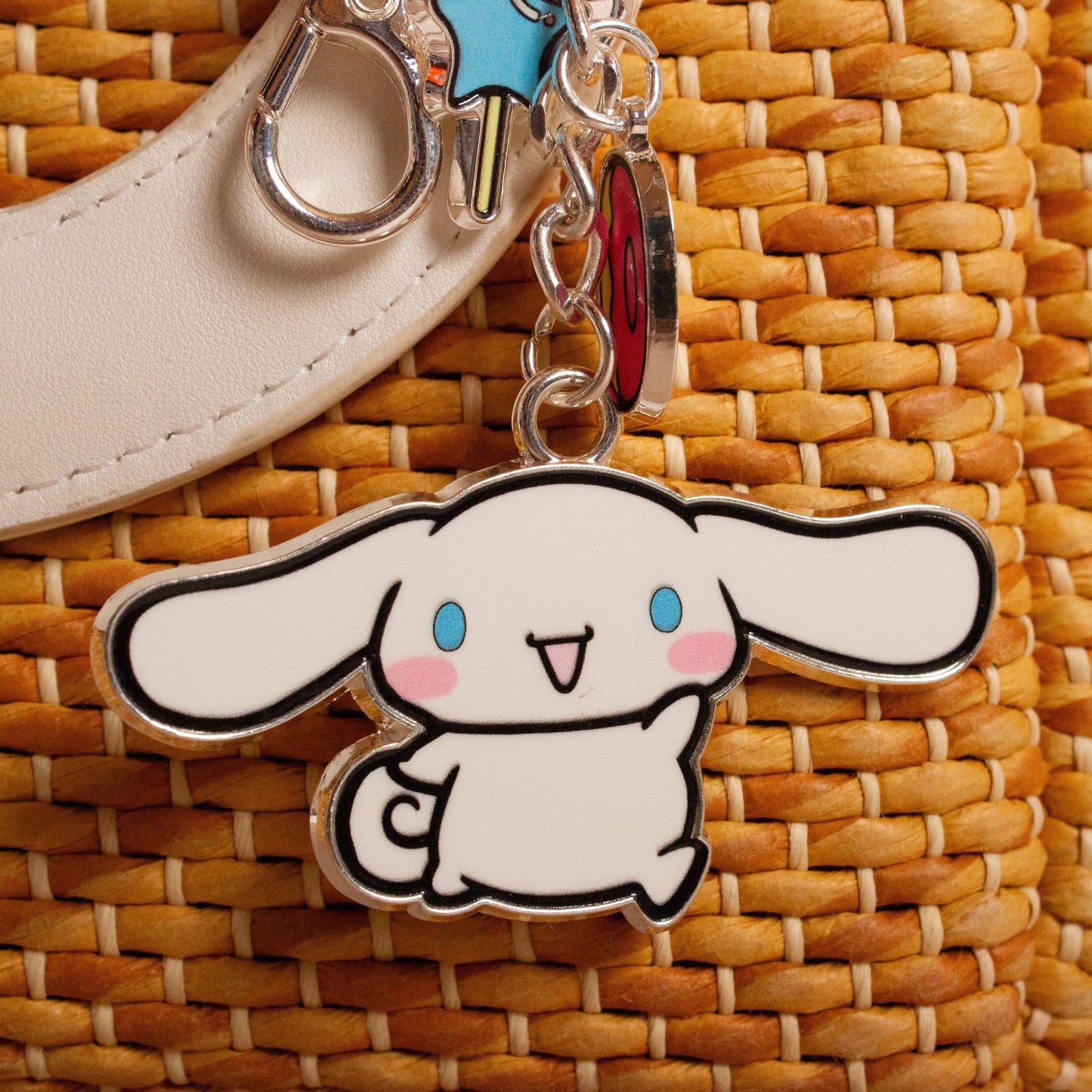 Hello Kitty Cinnamoroll Keyring with Charms