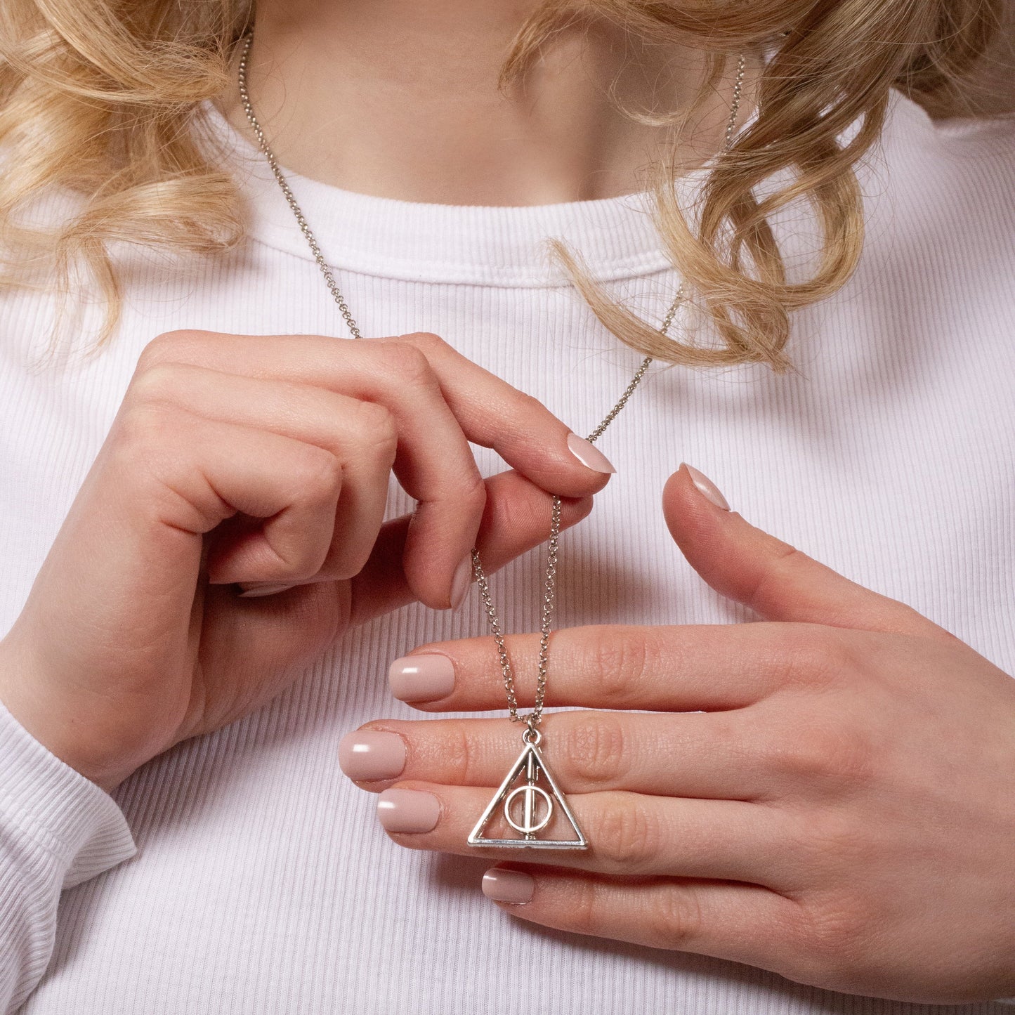 Harry Potter Deathly Hallows Gift Set With Spinning Deathly Hallows Necklace