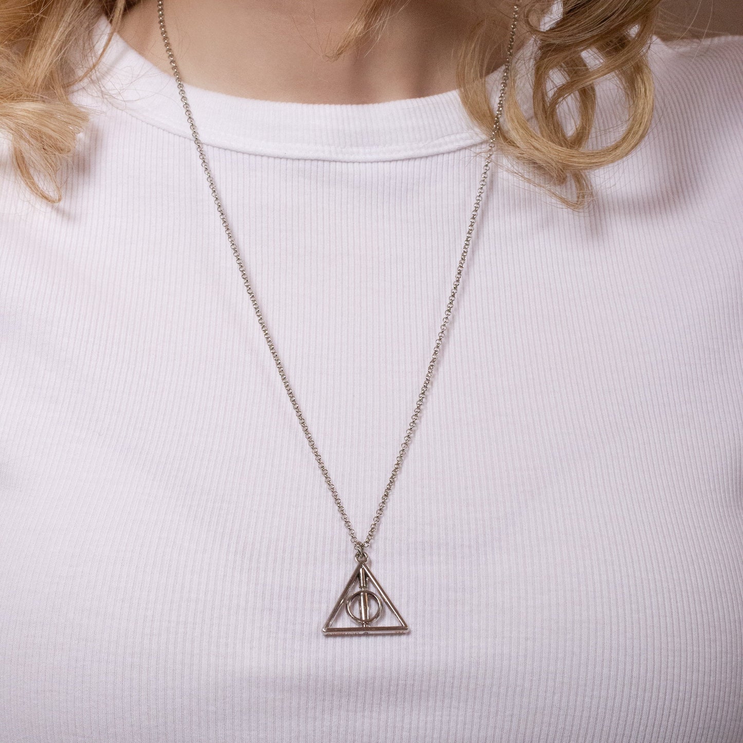 Harry Potter Deathly Hallows Gift Set With Spinning Deathly Hallows Necklace