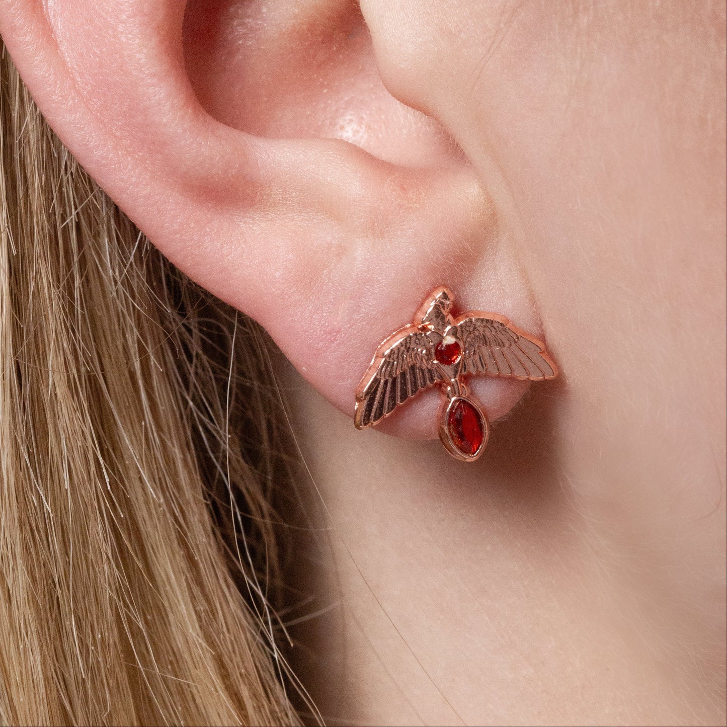 Harry Potter Fawkes Stud Earrings