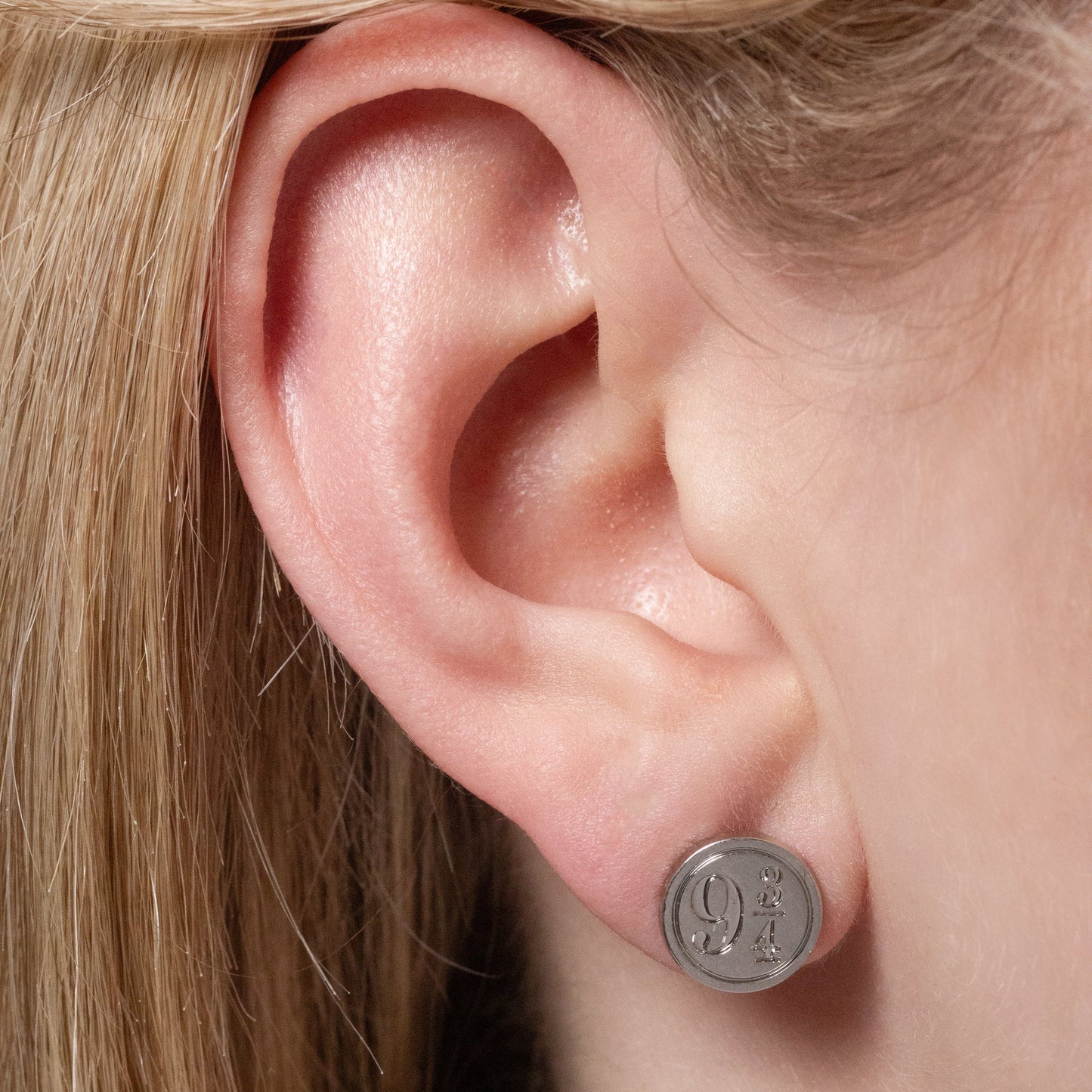 Harry Potter Stud Earring Set - Deathly Hallows, Golden Snitch, Platform 9 ¾