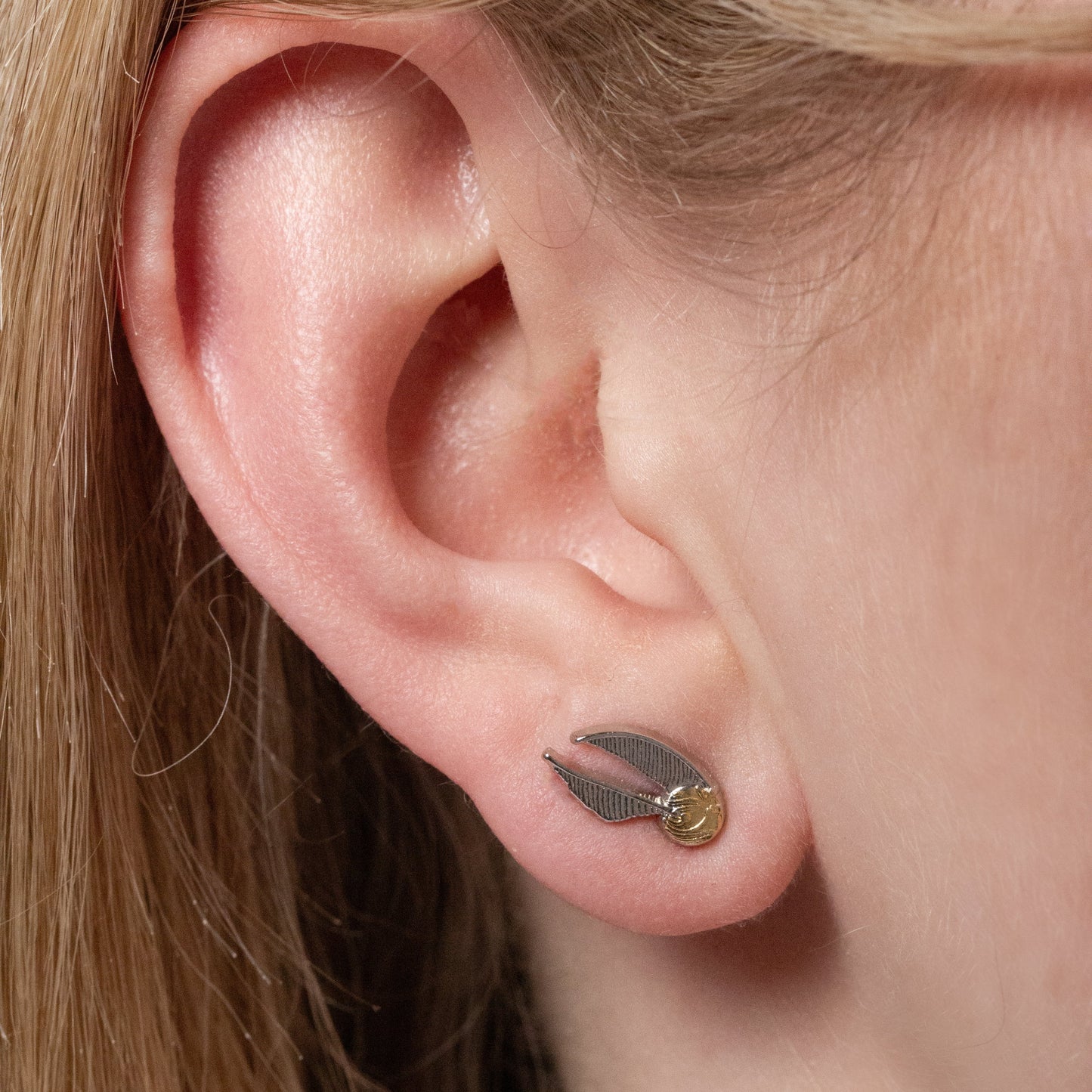 Harry Potter Stud Earring Set - Deathly Hallows, Golden Snitch, Platform 9 ¾