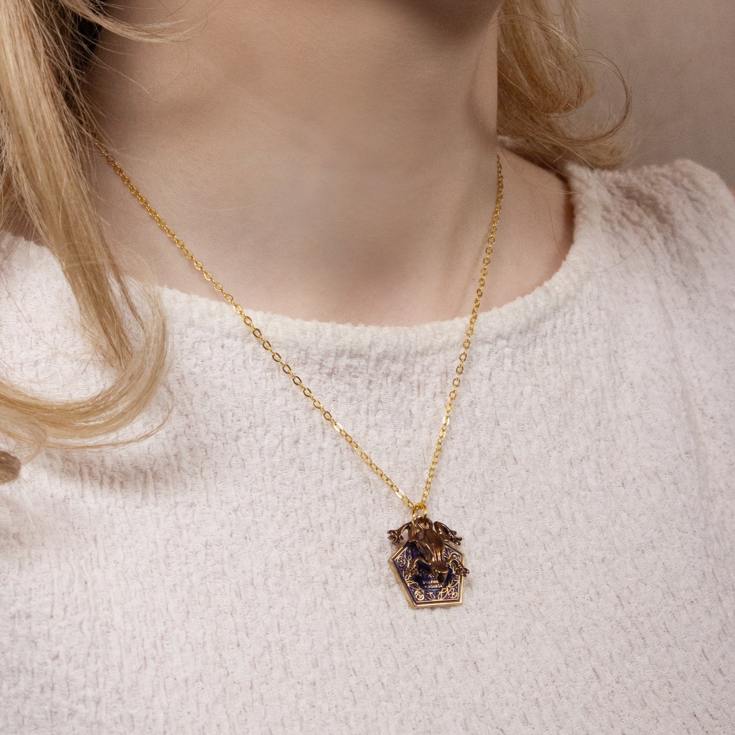 Harry Potter Chocolate Frog Necklace