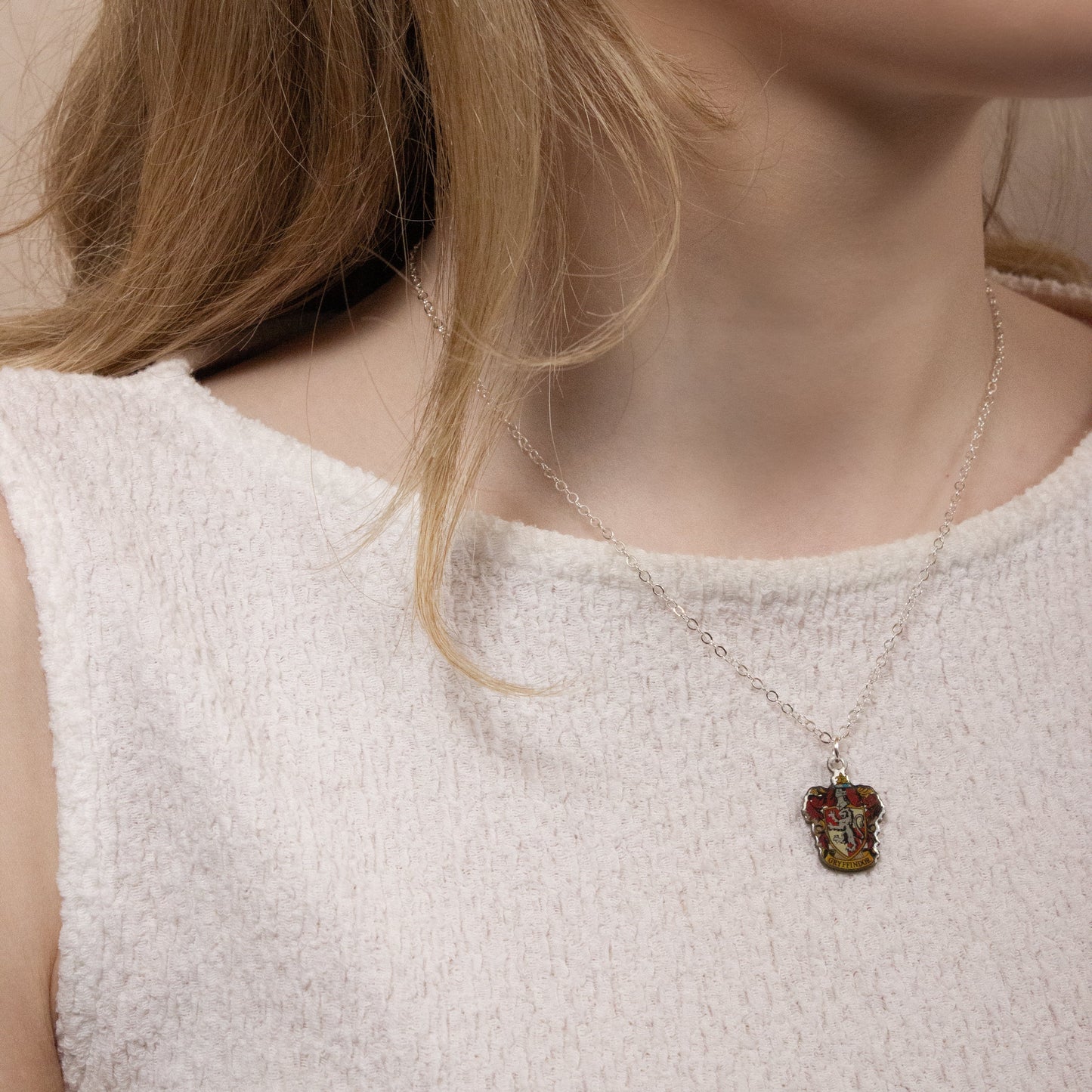 Harry Potter Hogwarts House Crest Necklace