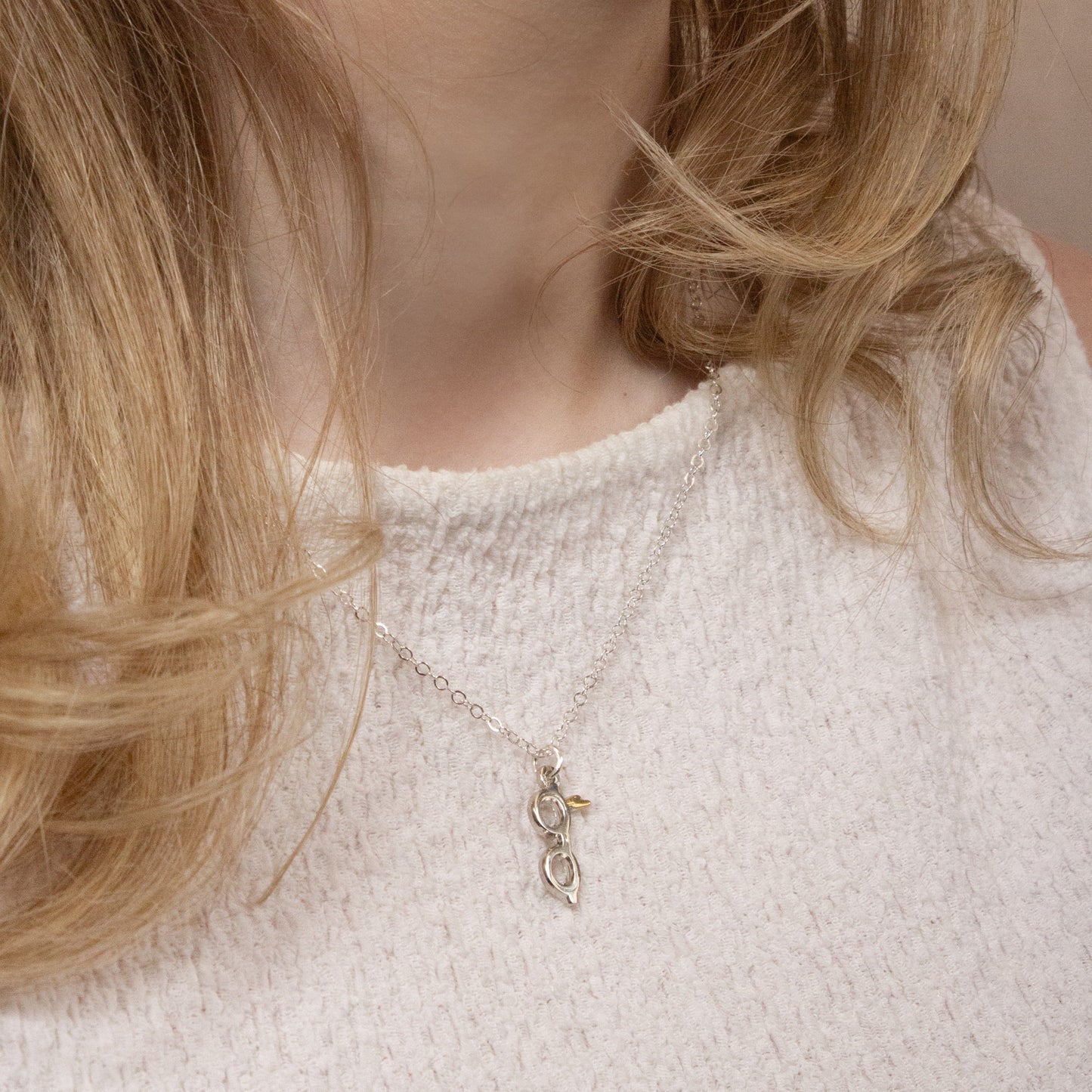 Harry Potter Lightning Bolt & Glasses Necklace