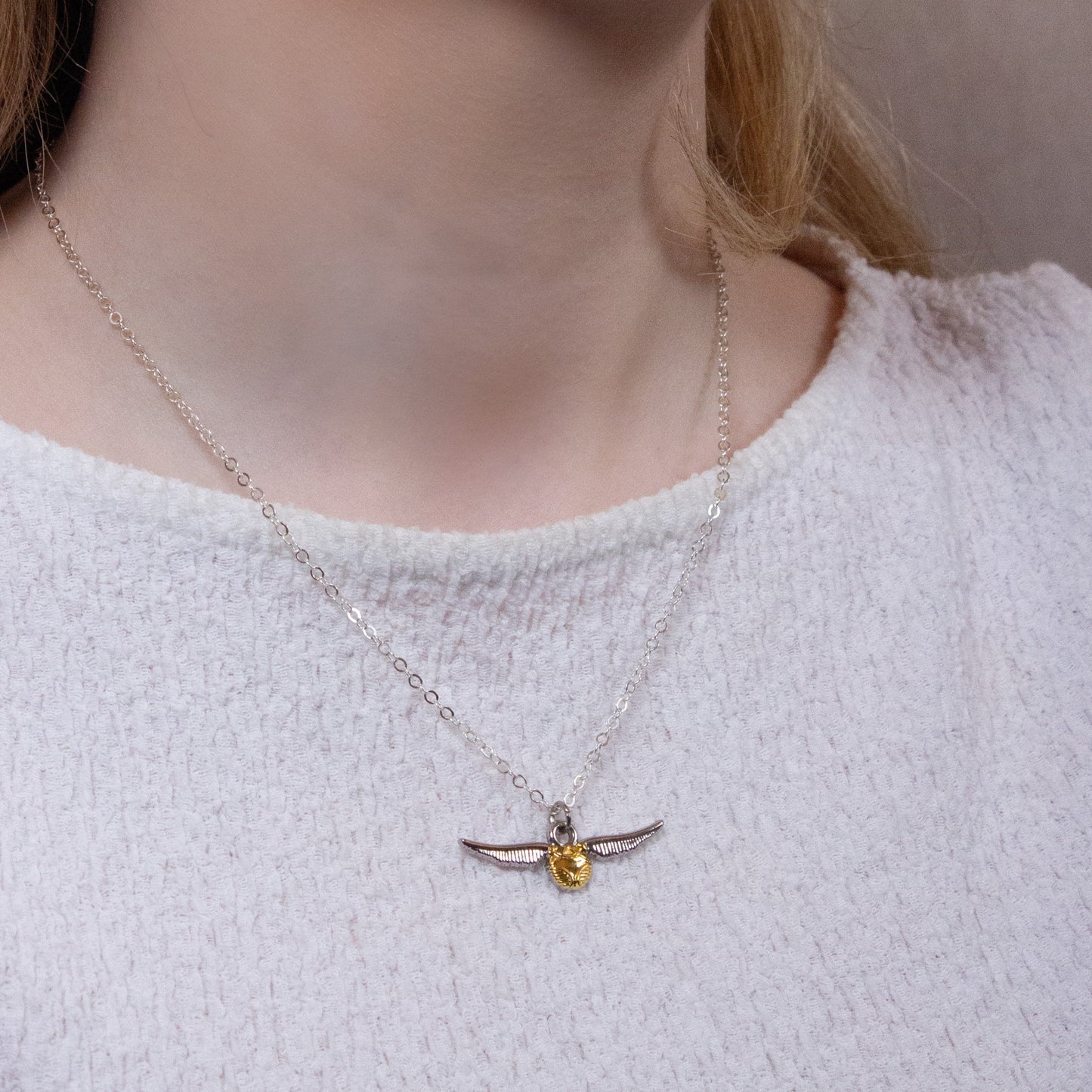 Harry Potter Golden Snitch Necklace