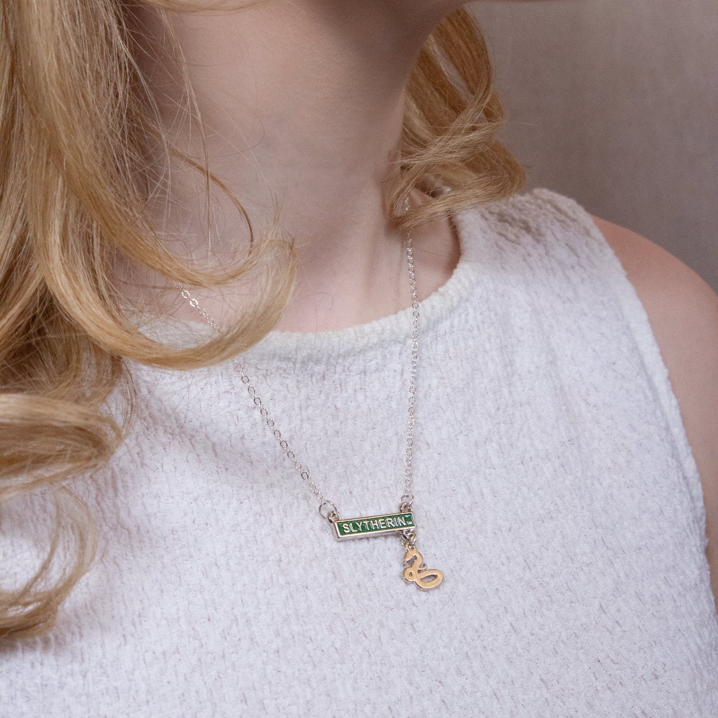 Harry Potter Hogwarts House Bar Necklace