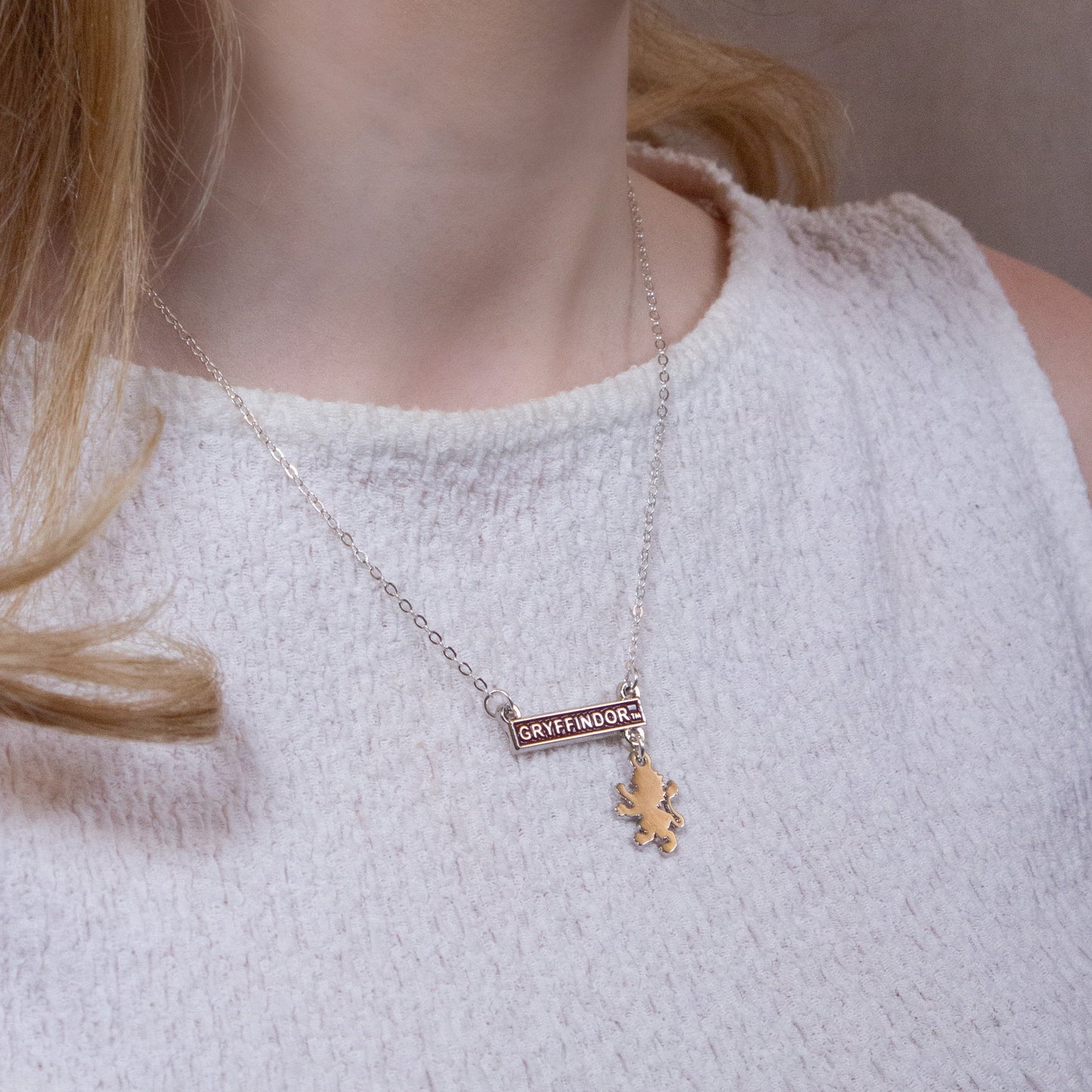 Harry Potter Hogwarts House Bar Necklace