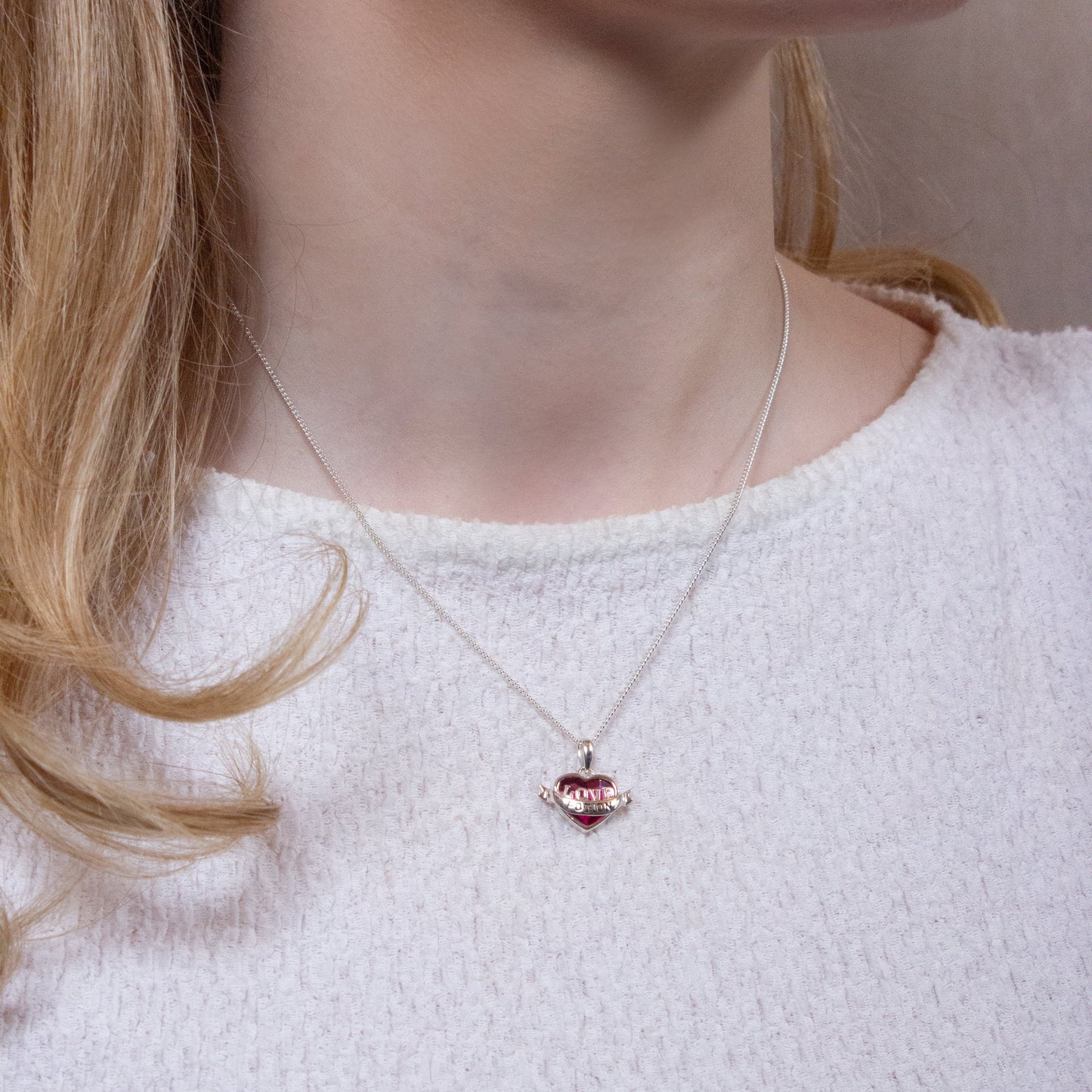 Harry Potter Love Potion Necklace - Sterling Silver With Crystals