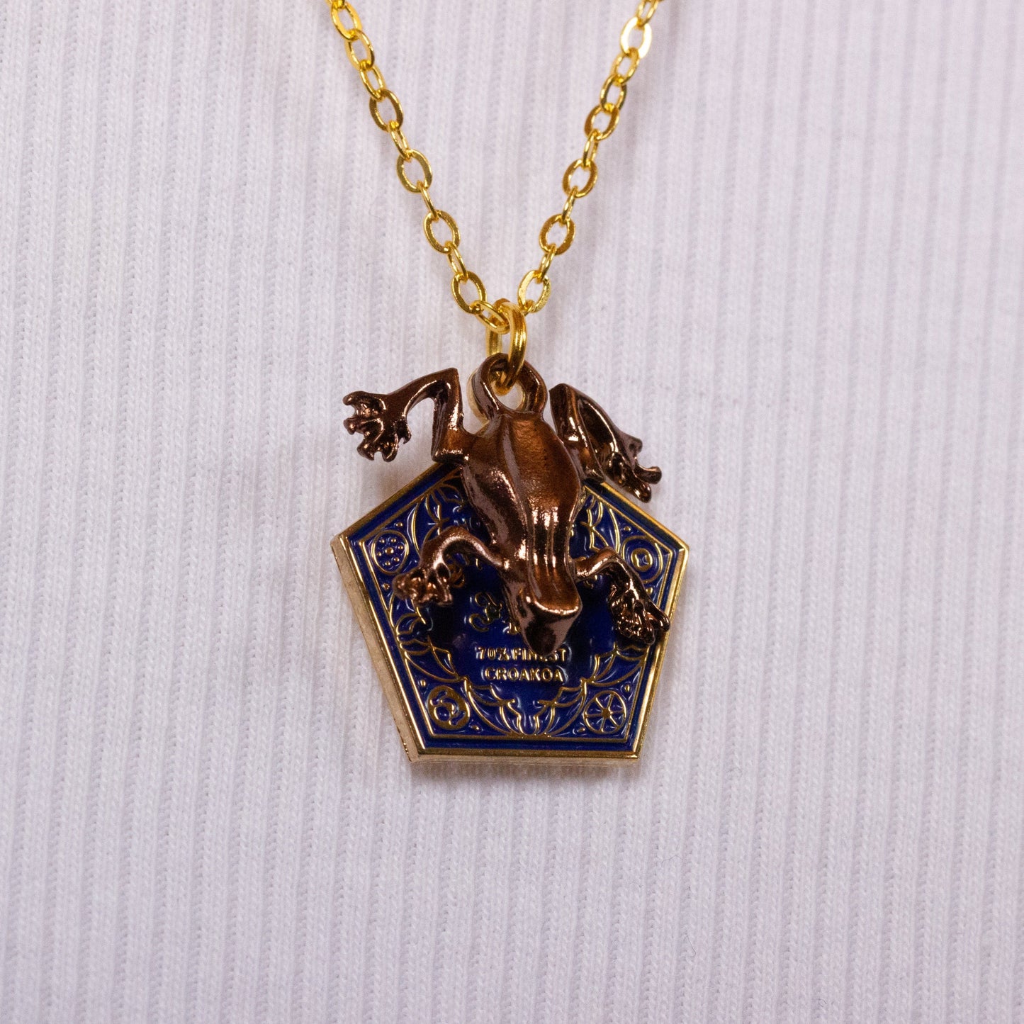 Harry Potter Chocolate Frog Necklace