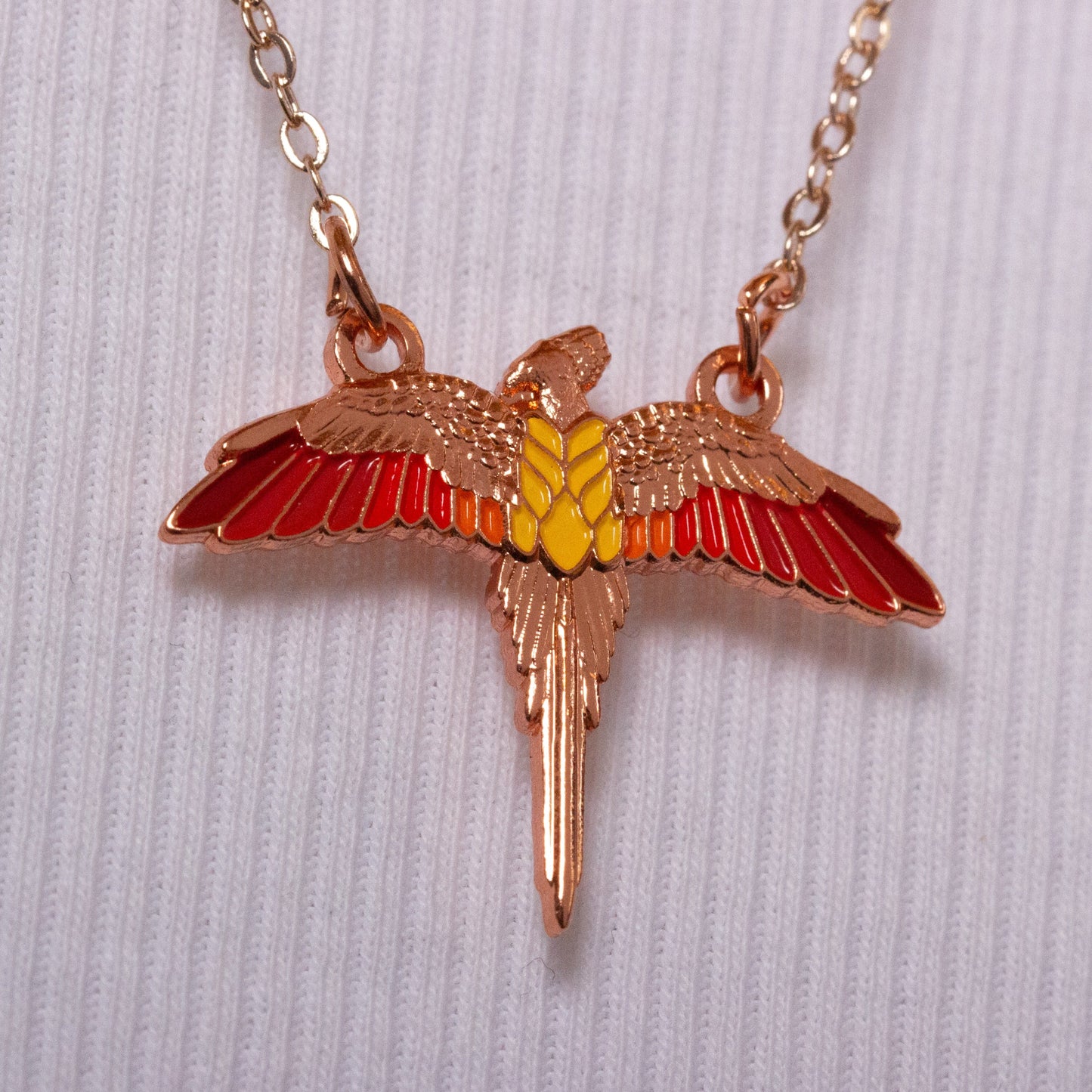 Harry Potter Fawkes Necklace
