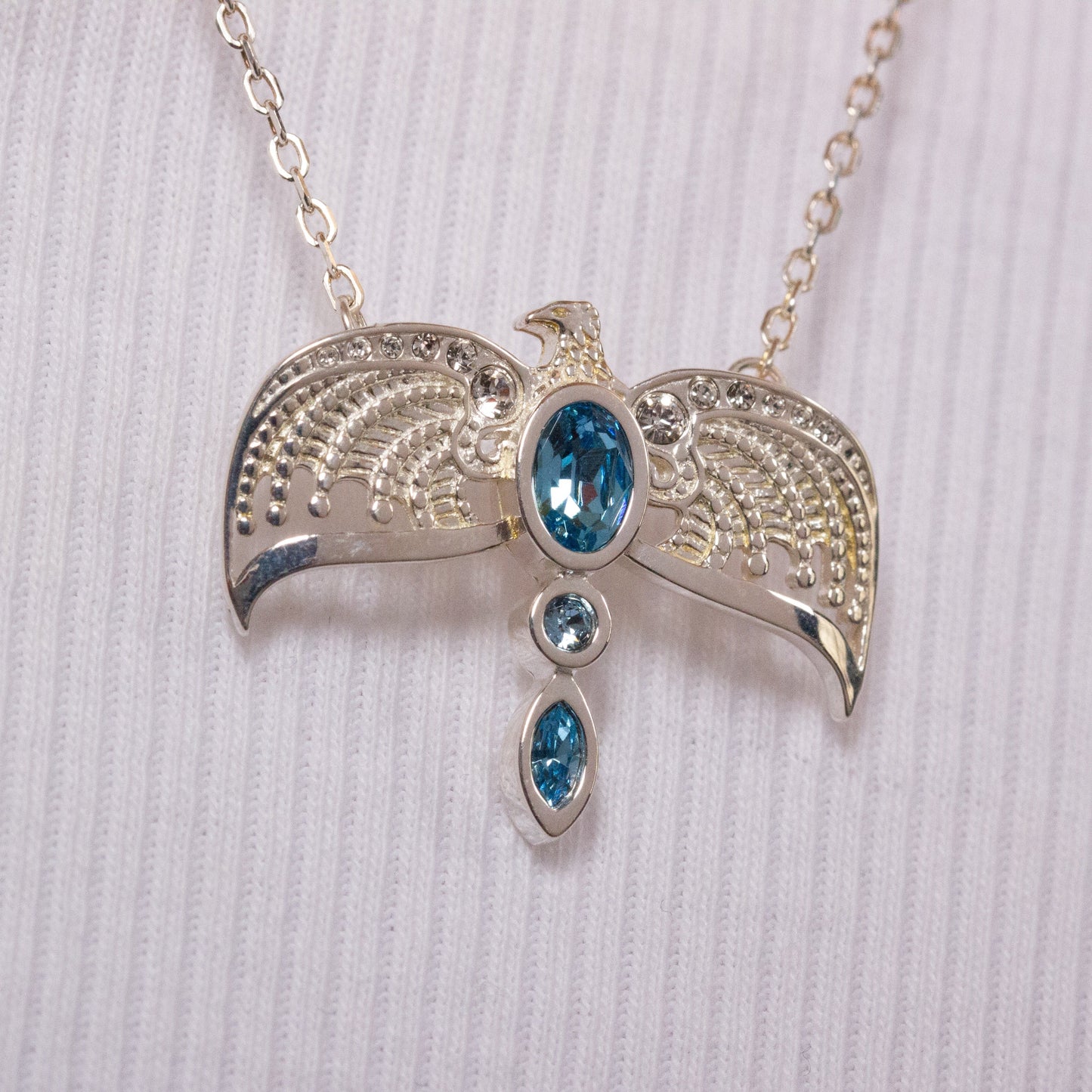 Harry Potter Diadem Necklace - Sterling Silver With Crystals
