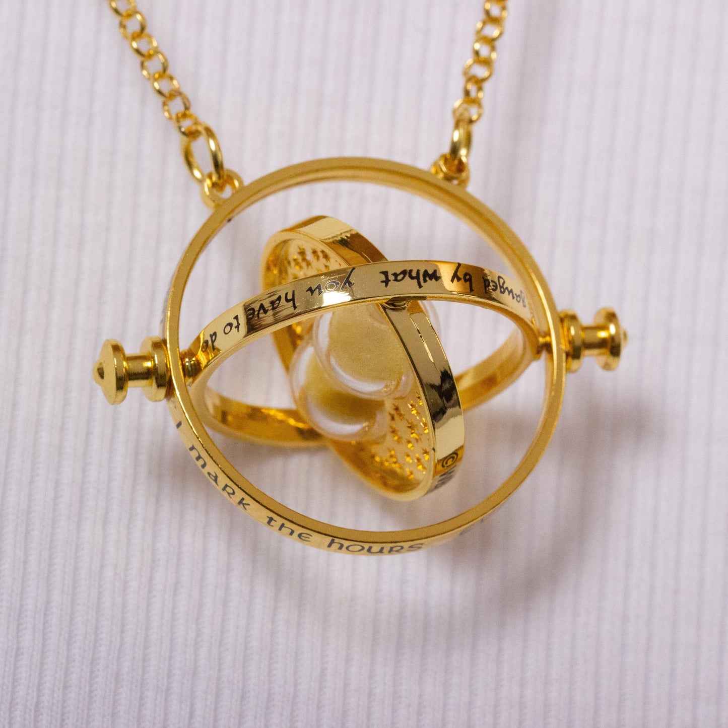 Harry Potter Spinning Time Turner Necklace