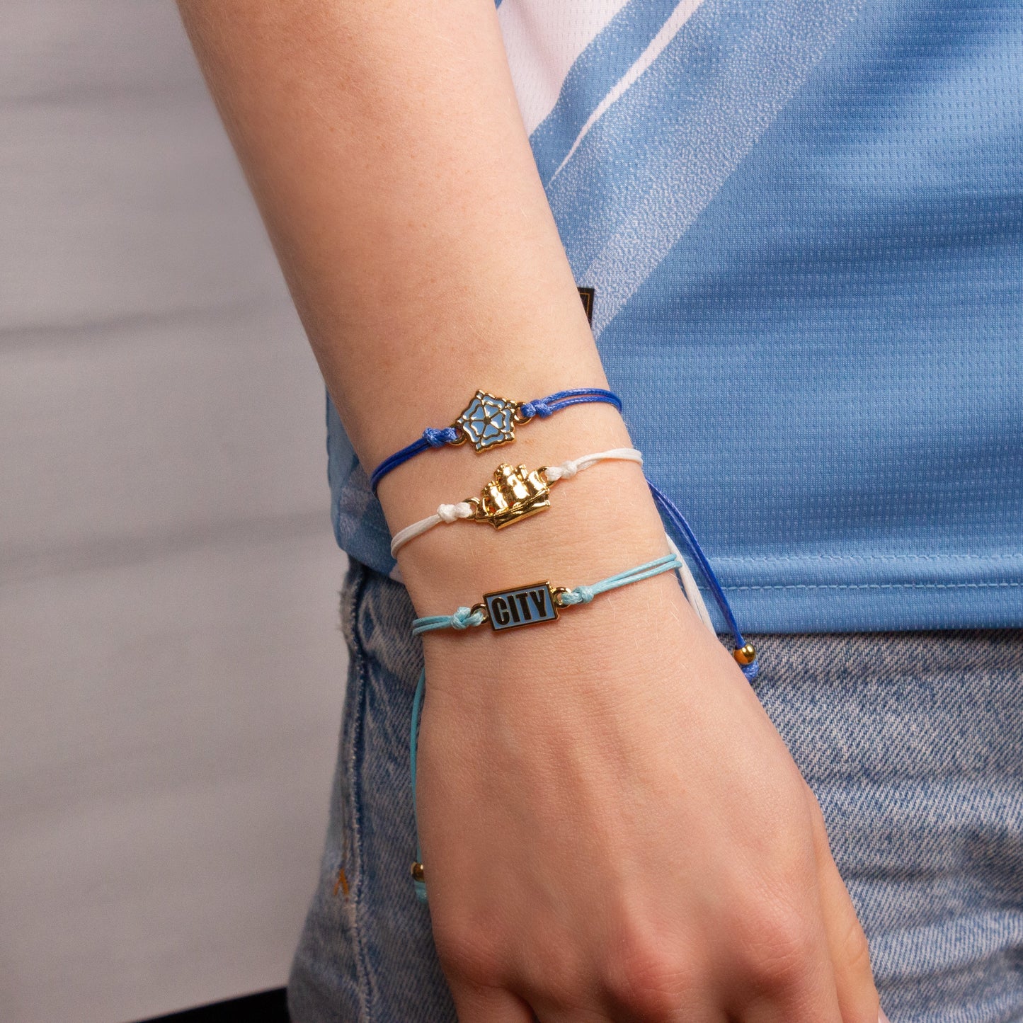 Manchester City Football Club Friendship Bracelet Set