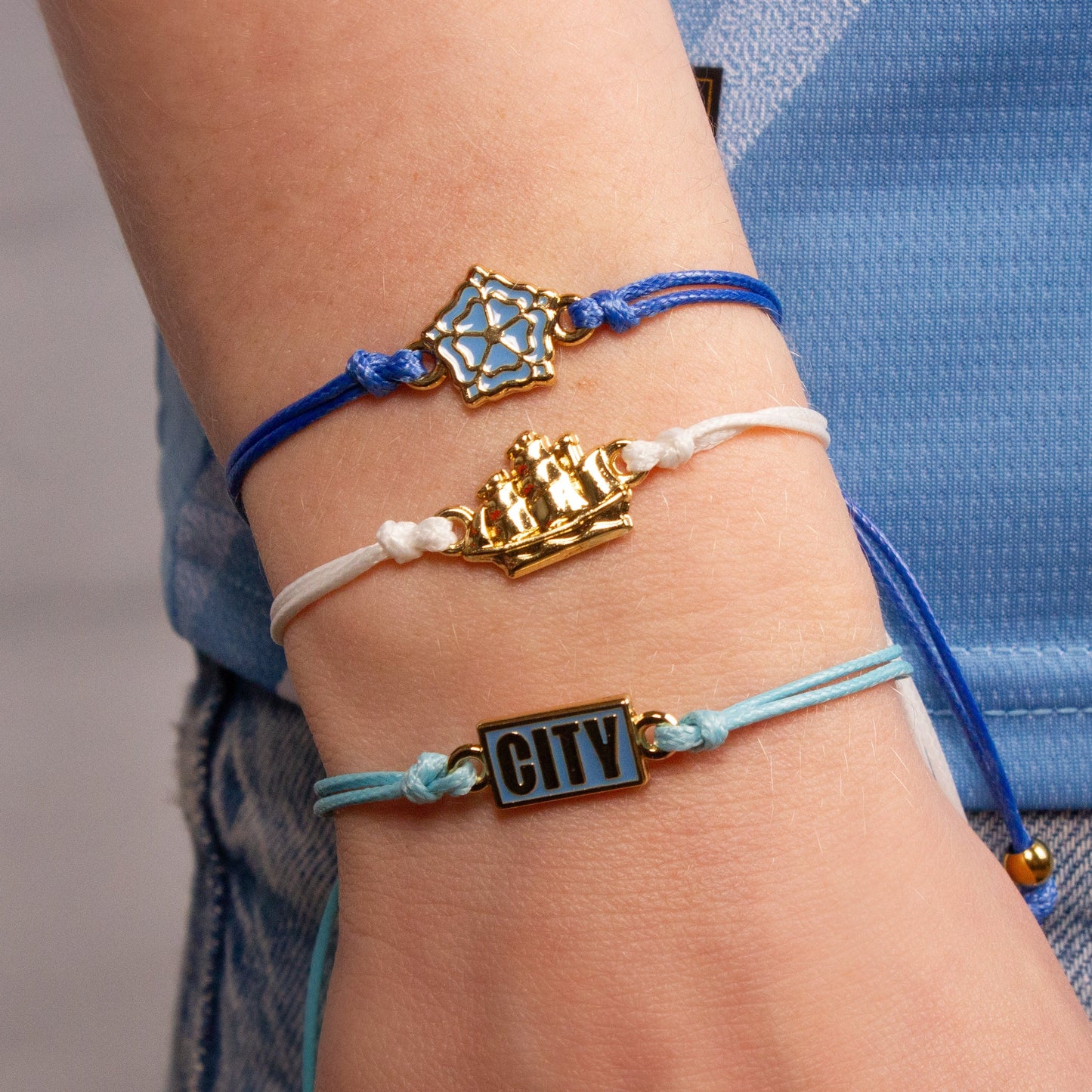 Manchester City Football Club Friendship Bracelet Set
