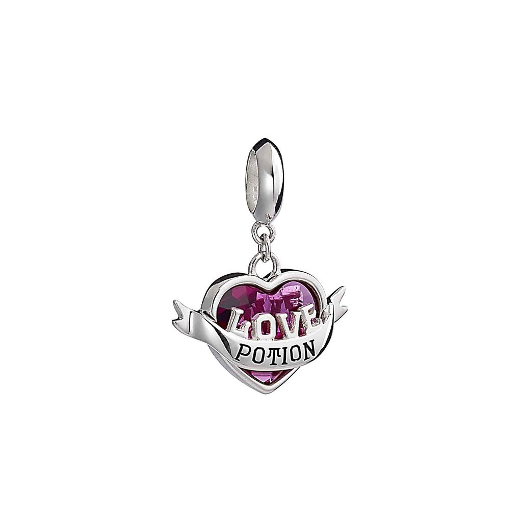 Harry Potter Love Potion Charm - Sterling Silver With Crystals