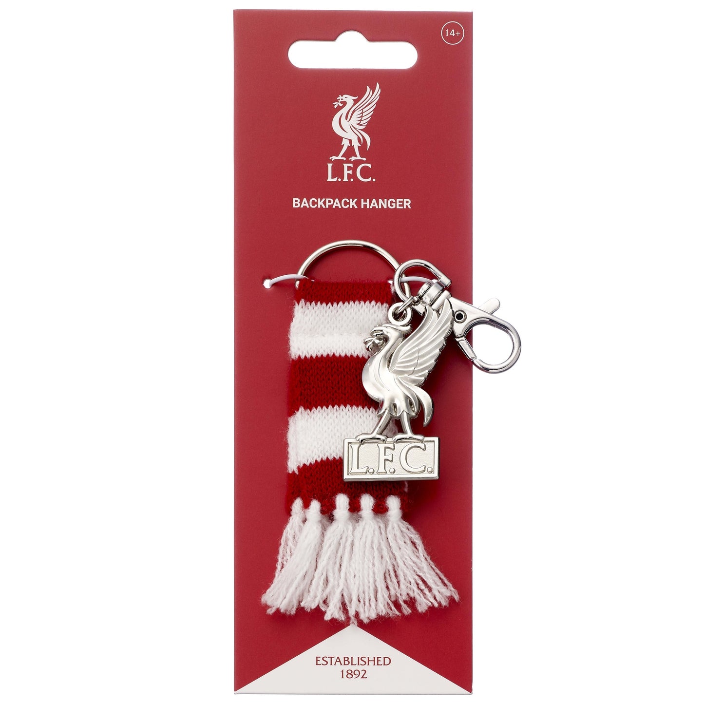 Liverpool Football Club Scarf And Liver Bird Backpack Hanger