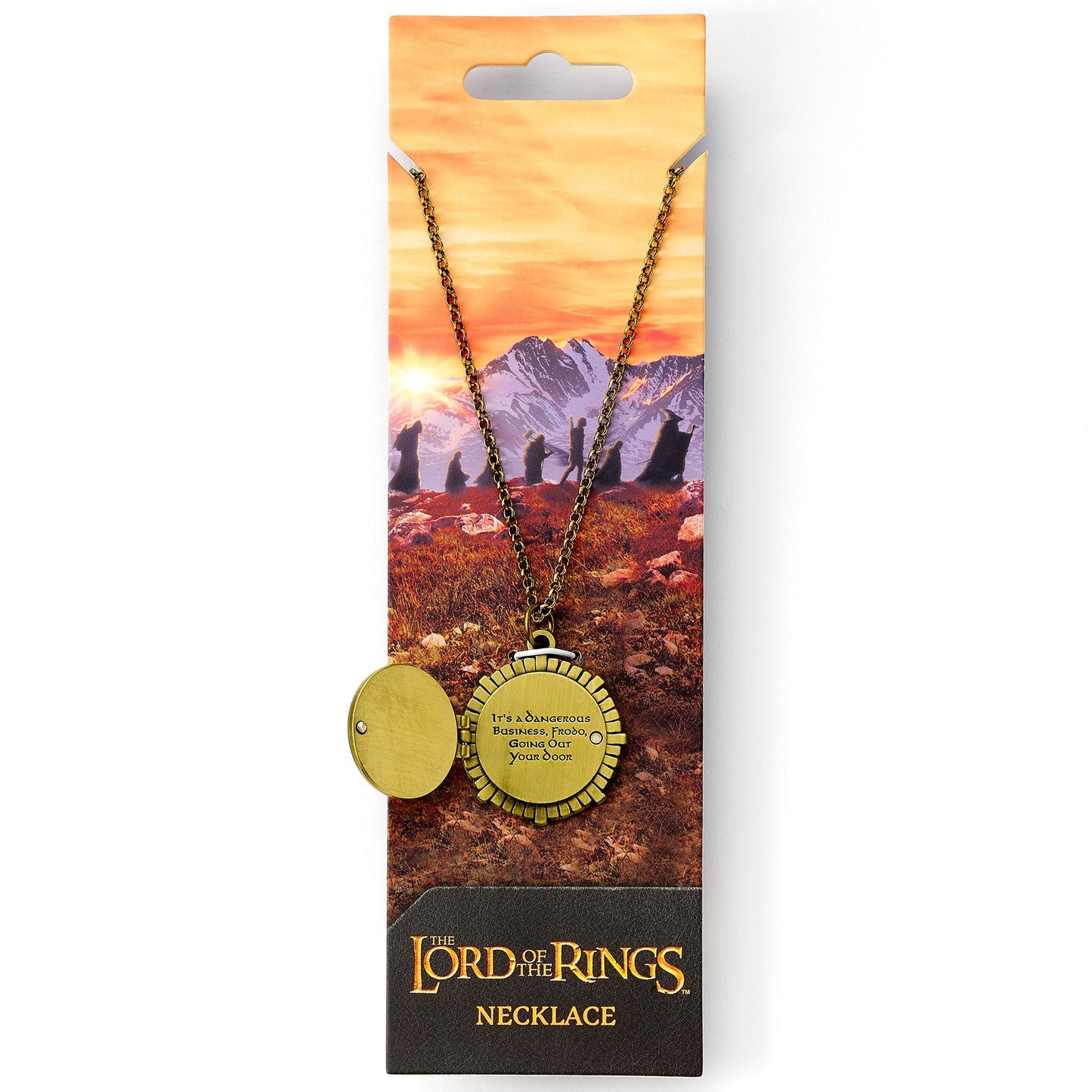 The Lord Of The Rings Hobbit Door Necklace