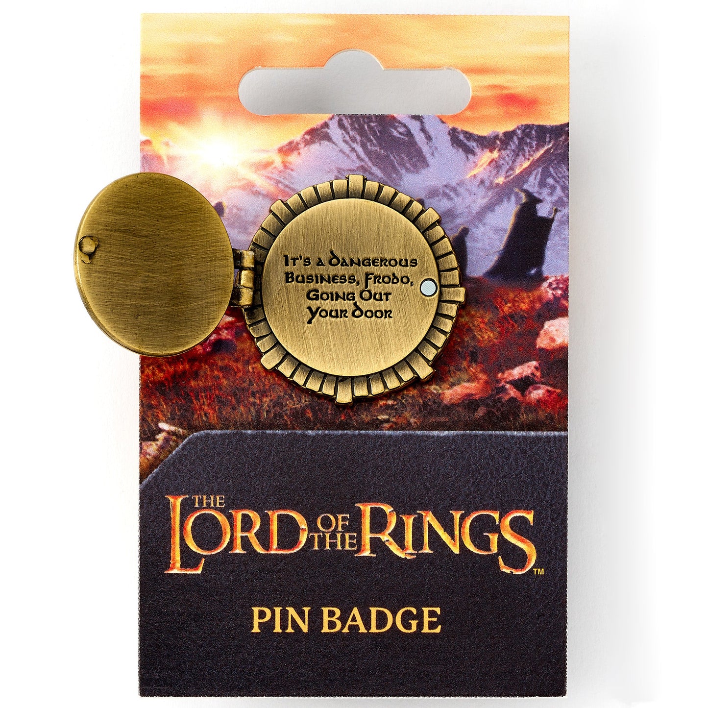 The Lord Of The Rings Hobbit Door Pin Badge