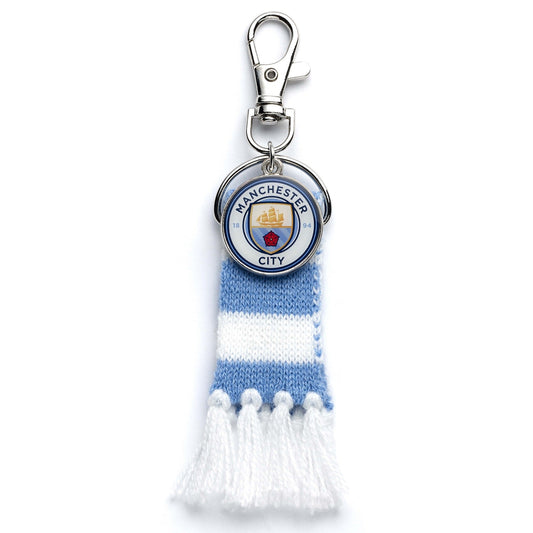 Manchester City Football Club Scarf And Badge Backpack Hanger