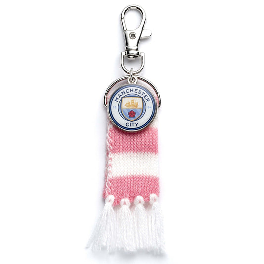 Manchester City Football Club Scarf And Badge Backpack Hanger