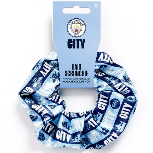 Manchester City Football Club Icons Hair Scrunchie