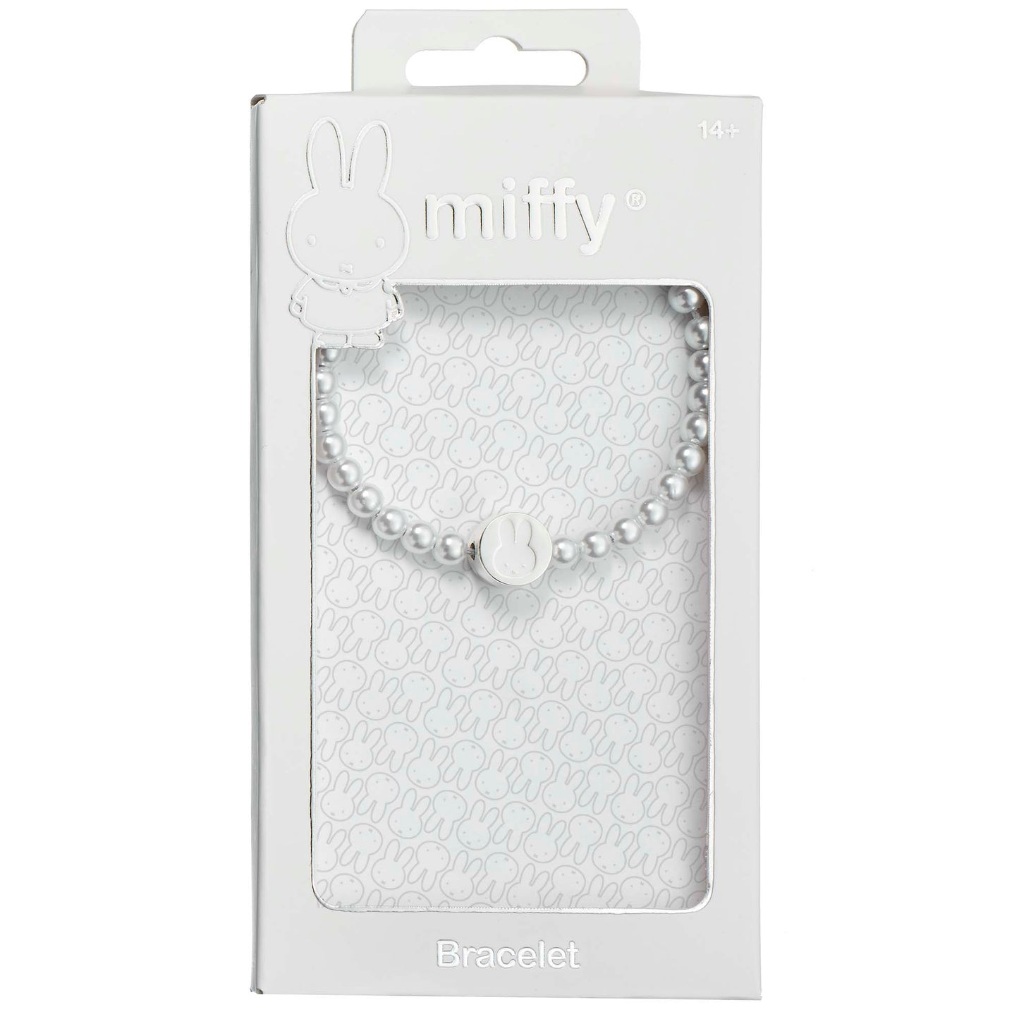 Miffy White Beaded Bracelet