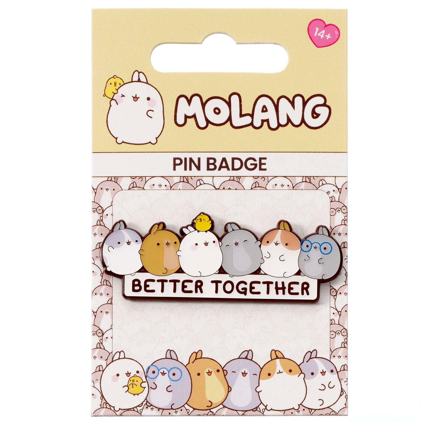 Molang Better Together Pin Badge