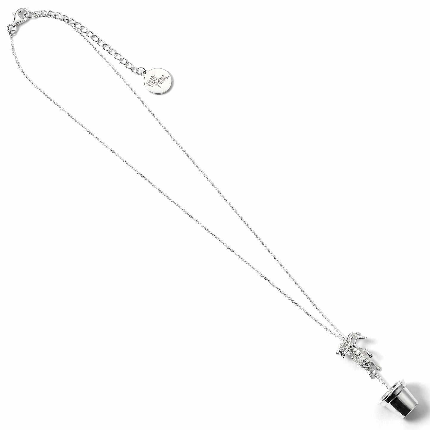 Harry Potter Mandrake Charm Necklace - Sterling Silver