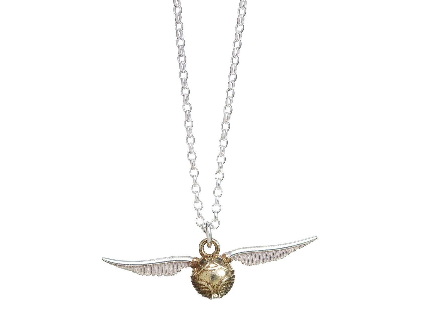 Harry Potter Golden Snitch Necklace - Sterling Silver